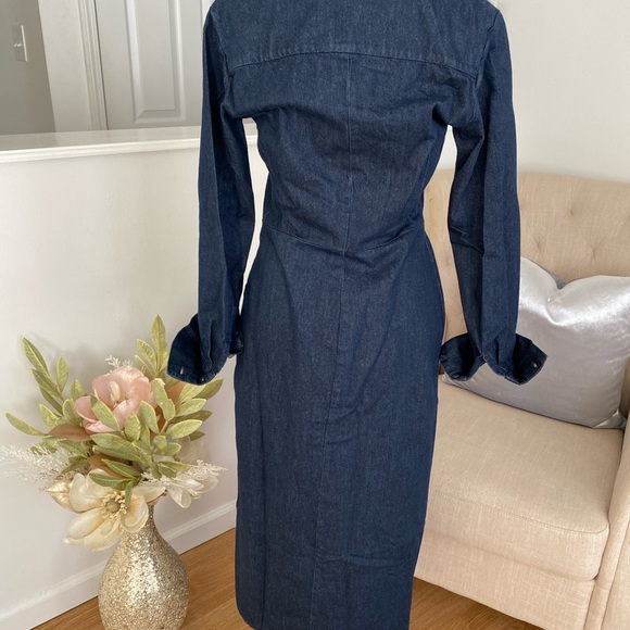 ZARA JUNIO’S DARK DENIM DRESS SIZE S - Picture 11 of 15